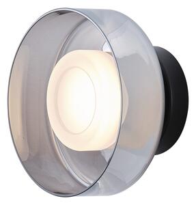 Aplică LED/8W/230V 3000K negru/fumuriu