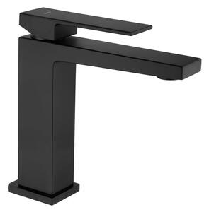 Sapho Sapho, baterie LATUS autonomă pentru chiuvetă fără priză, înălțime 180 mm, negru mat, 1102-74B