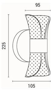 Aplică LED/8W/230V 3000K