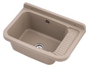 Gamma Gradia, chiuvetă universală din plastic 508x338x240, bej, GMA-KGG50-B