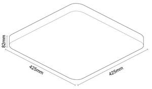 Plafonieră LED dimabilă OPAL LED/48W/230V Wi-Fi Tuya + telecomandă