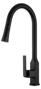 Gamma Pico, baterie pentru chiuvetă înaltă h-450, negru mat, GMA-BPOK-BK