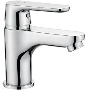 Kuchinox Dima, robinet pentru chiuvetă cu dop de scurgere ClickClack h-132, crom, LAV-BQD_022D