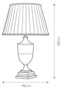 Lampă de masă Elstead DL-NARBONNE-TL NARBONNE 1xE27/60W/230V