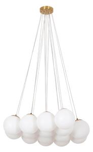 Brilagi - Lustră suspendată cu cablu GLOBE 15xE14/15W/230V albă