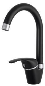 Gamma Rio, baterie chiuvetă înaltă h-275, negru, GMA-BRIO-BK