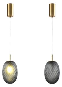 Lustră pe cablu 1xE14/25W/230V gri pr. 15 cm