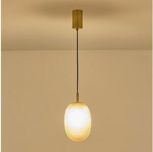 Lustră pe cablu 1xE14/25W/230V maro pr. 15 cm