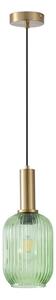 Lustră pe cablu 1xE27/15W/230V verde 13 cm