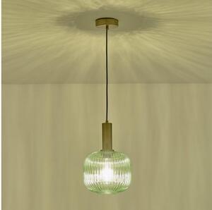 Lustră pe cablu 1xE27/15W/230V verde pr. 20 cm