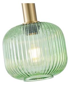 Lustră pe cablu 1xE27/15W/230V verde pr. 20 cm