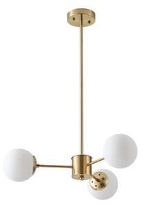 Lustră pe tijă 3xE27/40W/230V alamă