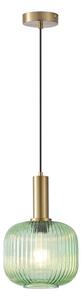 Lustră pe cablu 1xE27/15W/230V verde pr. 20 cm