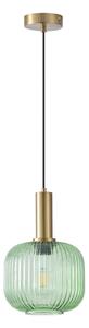 Lustră pe cablu 1xE27/15W/230V verde pr. 20 cm
