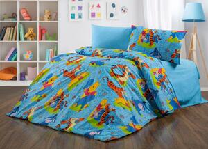 Lenjerie de pat Winnie the Pooh albastru
