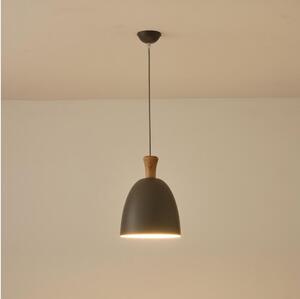 Lustră pe cablu 1xE27/15W/230V gri pr. 23 cm