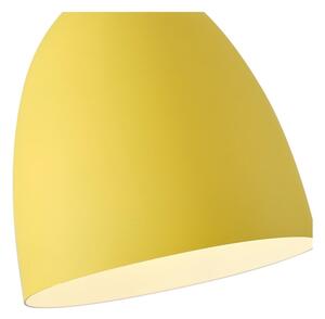 Lustră pe cablu 1xE27/15W/230V galben pr. 23 cm