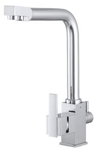 Gamma Nook, baterie pentru chiuvetă înaltă cu racord pentru filtru de apă, crom, GMA-BNKF-CH