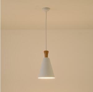 Lustră pe cablu 1xE27/15W/230V alb pr. 20 cm
