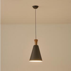 Lustră pe cablu 1xE27/15W/230V gri pr. 20 cm