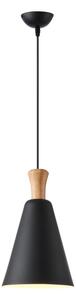 Lustră pe cablu 1xE27/15W/230V negru pr. 20 cm