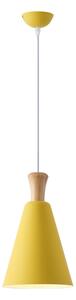 Lustră pe cablu 1xE27/15W/230V galben pr. 20 cm