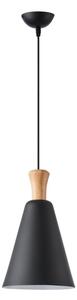 Lustră pe cablu 1xE27/15W/230V negru pr. 20 cm