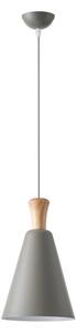 Lustră pe cablu 1xE27/15W/230V gri pr. 20 cm