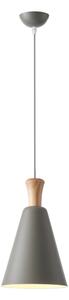 Lustră pe cablu 1xE27/15W/230V gri pr. 20 cm