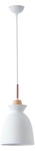 Lustră pe cablu 1xE27/15W/230V alb pr. 28 cm