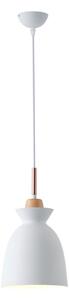 Lustră pe cablu 1xE27/15W/230V alb pr. 28 cm