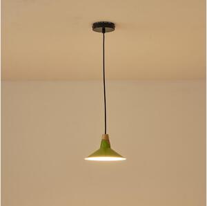 Lustră pe cablu 1xE27/15W/230V verde