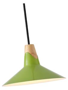 Lustră pe cablu 1xE27/15W/230V verde