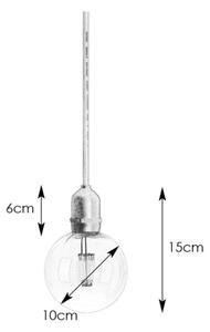 Markslöjd 107989- Lampă LED suspendată de exterior GARDEN24 LED/2,86W/24V IP44 negru/transparent
