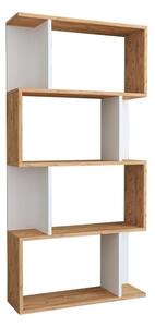 Biblioteca Kadu, Pako World, Sonoma, 72x22x147 cm