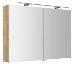 Sapho Sapho, bucătărie RIWA cu iluminare LED, 101x70x17cm, stejar Alabama, RIW100-0022