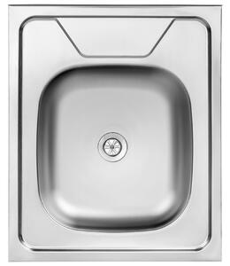 Kuchinox 60, chiuvetă din oțel inoxidabil cu 1 compartiment 500x600x160 mm, oțel, LAV-SK6_010T