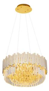 Lustră pe cablu MAXLIGHT P0368 TREND 8xE14/40W/230V d. 45 cm auriu