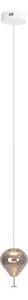 Lustră LED pe cablu MAXLIGHT P0576 PALLONCINI 2xLED/3W/230V d. 12 cm fumuriu