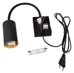 Lampă flexibilă de perete Brilagi SELE 1xGU10/30W/230V negru/auriu