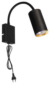 Lampă flexibilă de perete Brilagi SELE 1xGU10/30W/230V negru/auriu