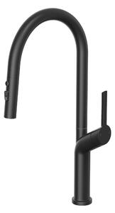 Gamma Round, baterie chiuvetă înaltă h-559, negru mat, GMA-BRDP-BK