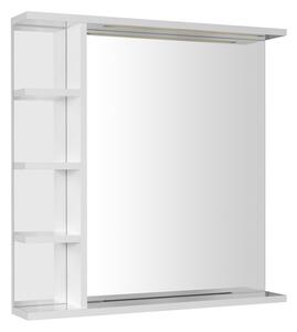 Aqualine Aqualine, oglindă KORIN STRIP cu iluminare LED și rafturi 70x70x12cm, KO360S