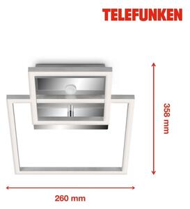 Plafonieră LED cu senzor Telefunken 318608TF FRAME LED/17W/230V 3000K