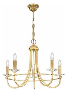 Kolarz 330.85.8C - Candelabru cristal IMPERIAL 5xE14/60W/230V auriu