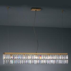 Kolarz 314.87.3 - Candelabru cristal PRISMA 7xG9/25W/230V aur 24K