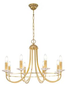Kolarz 330.88.8C - Candelabru cristal IMPERIAL 8xE14/60W/230V auriu