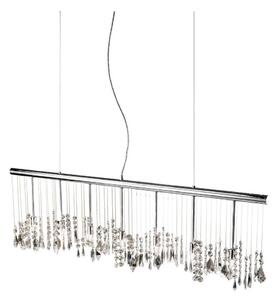 Lustră de cristal pe cablu Kolarz 104.87.5 STRETTA 7xG9/40W/230V crom lucios
