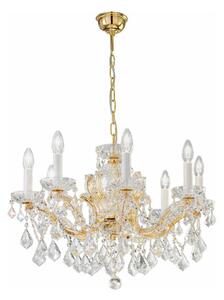 Kolarz 3149.88.3.KoT - Candelabru MARIA LOUISE 8xE14/40W/230V aur 24K
