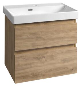 Aqualine Aqualine, Dulap lavoar ALTAIR 61.5x60x37cm, stejar Emporio, AI368